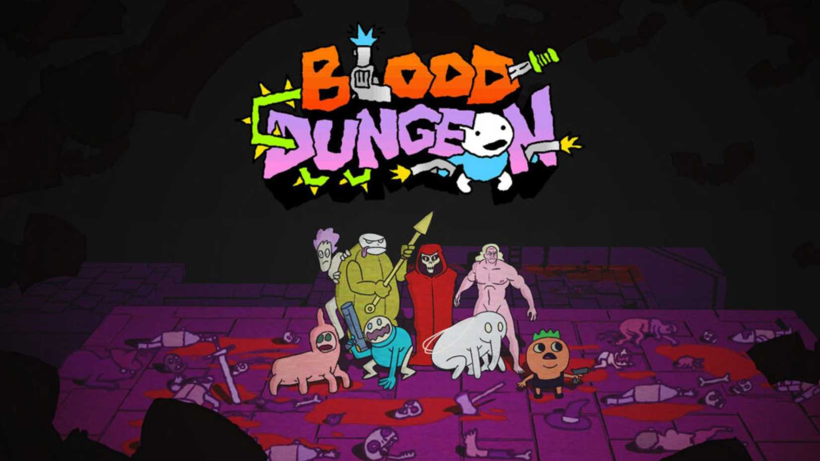 Blood Dungeon game cover artwork and title