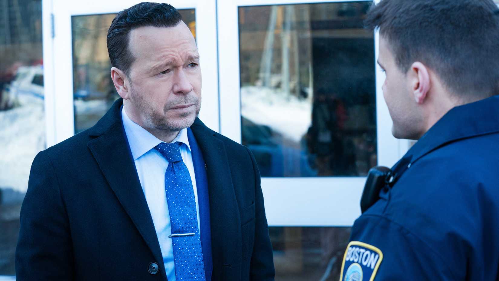 Still of Donnie Wahlberg as Detective Danny Reagan in Boston Blue.