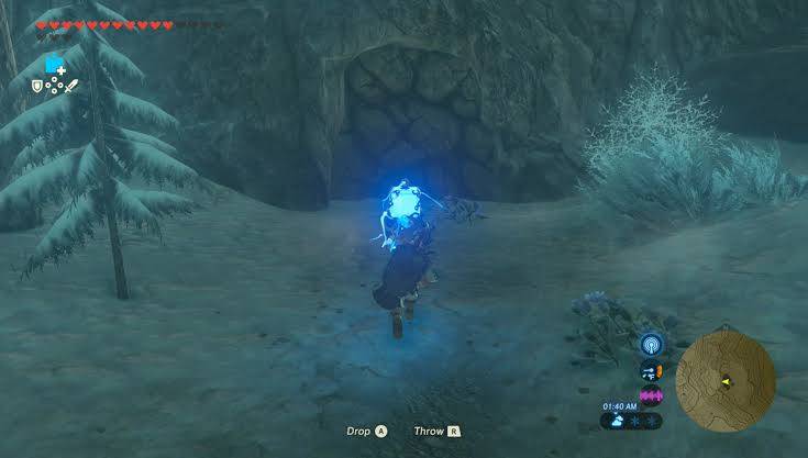 Tahno Oah Shrine Zelda breath of the wild hidden shrine