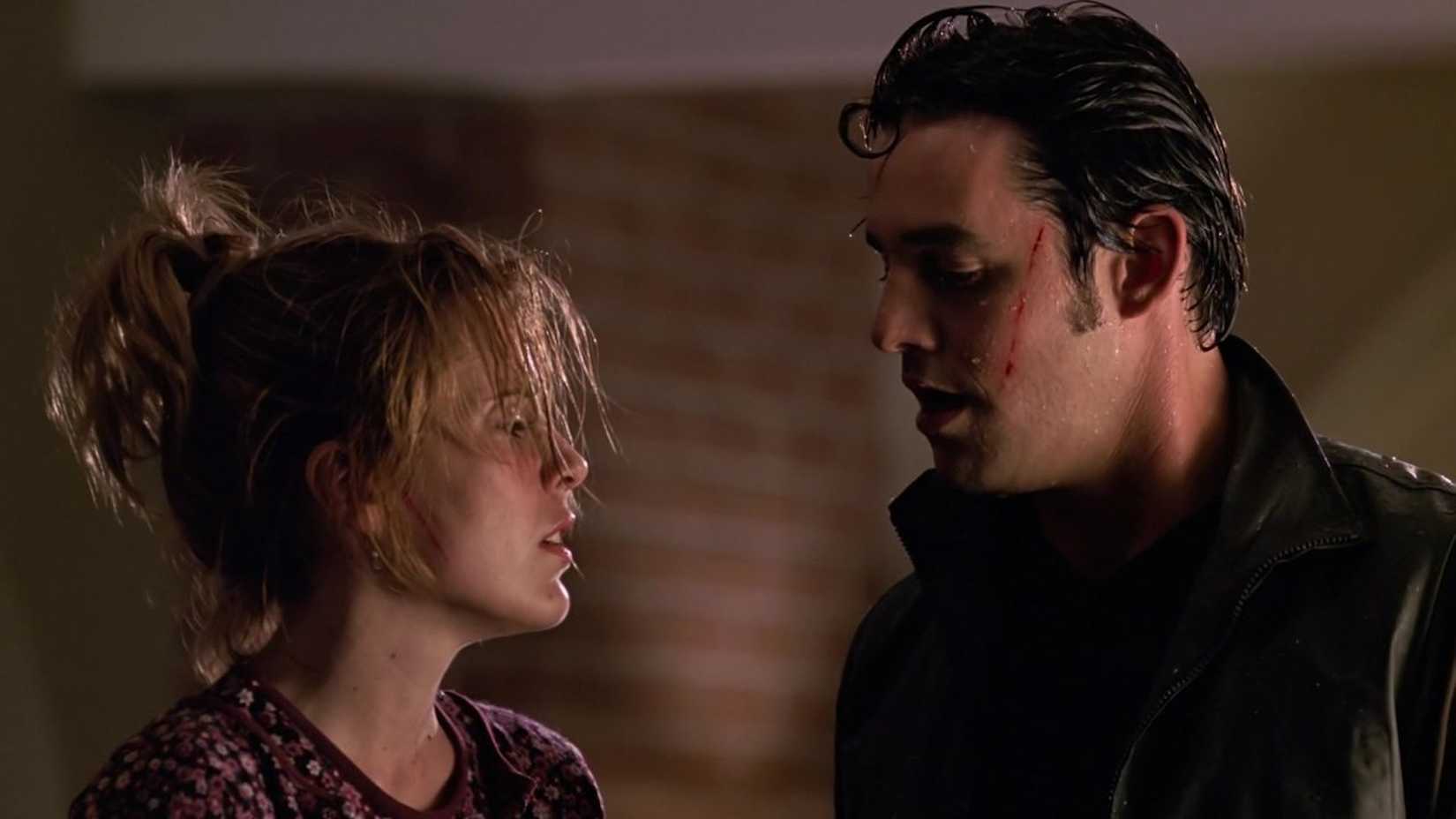 Xander and Anya in the Buffy the Vampire Slayer episode "Where the Wild Things Are."