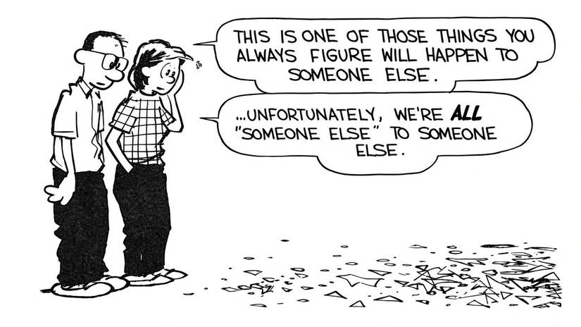 Calvin's parents reflect on tragedy in Calvin and Hobbes