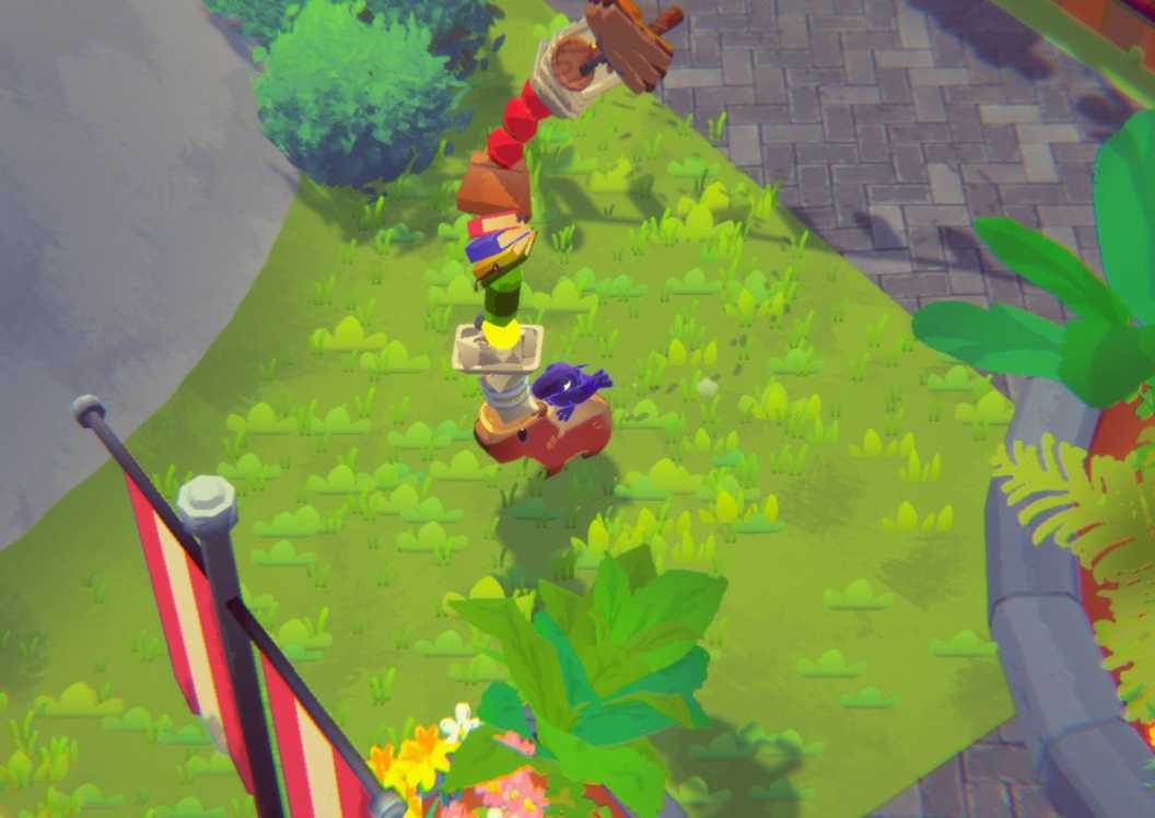 Capy Castaway Capy with a bunch of things stacked on their head