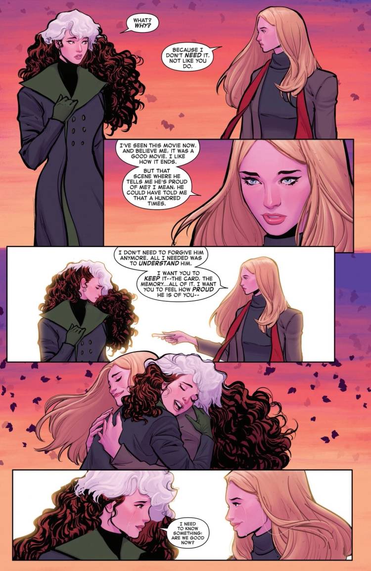 Carol Danvers and Rogue become sisters in Captain Marvel Dark Past #5