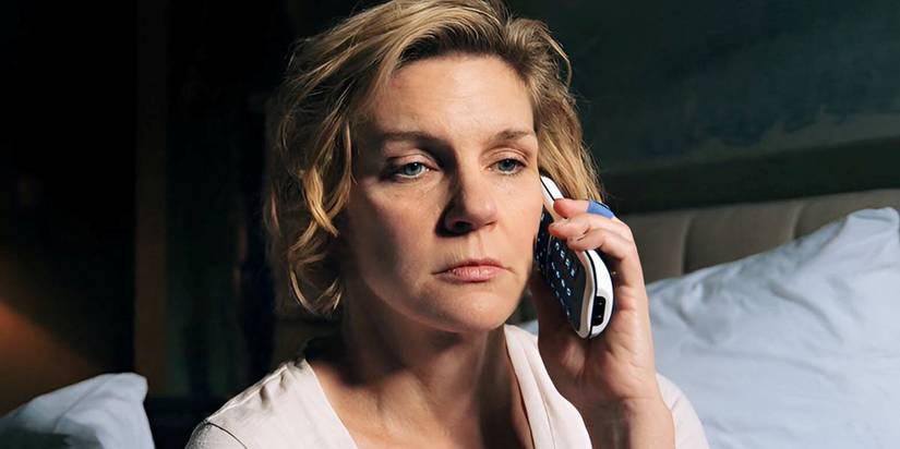 Carol on the phone in Pluribus