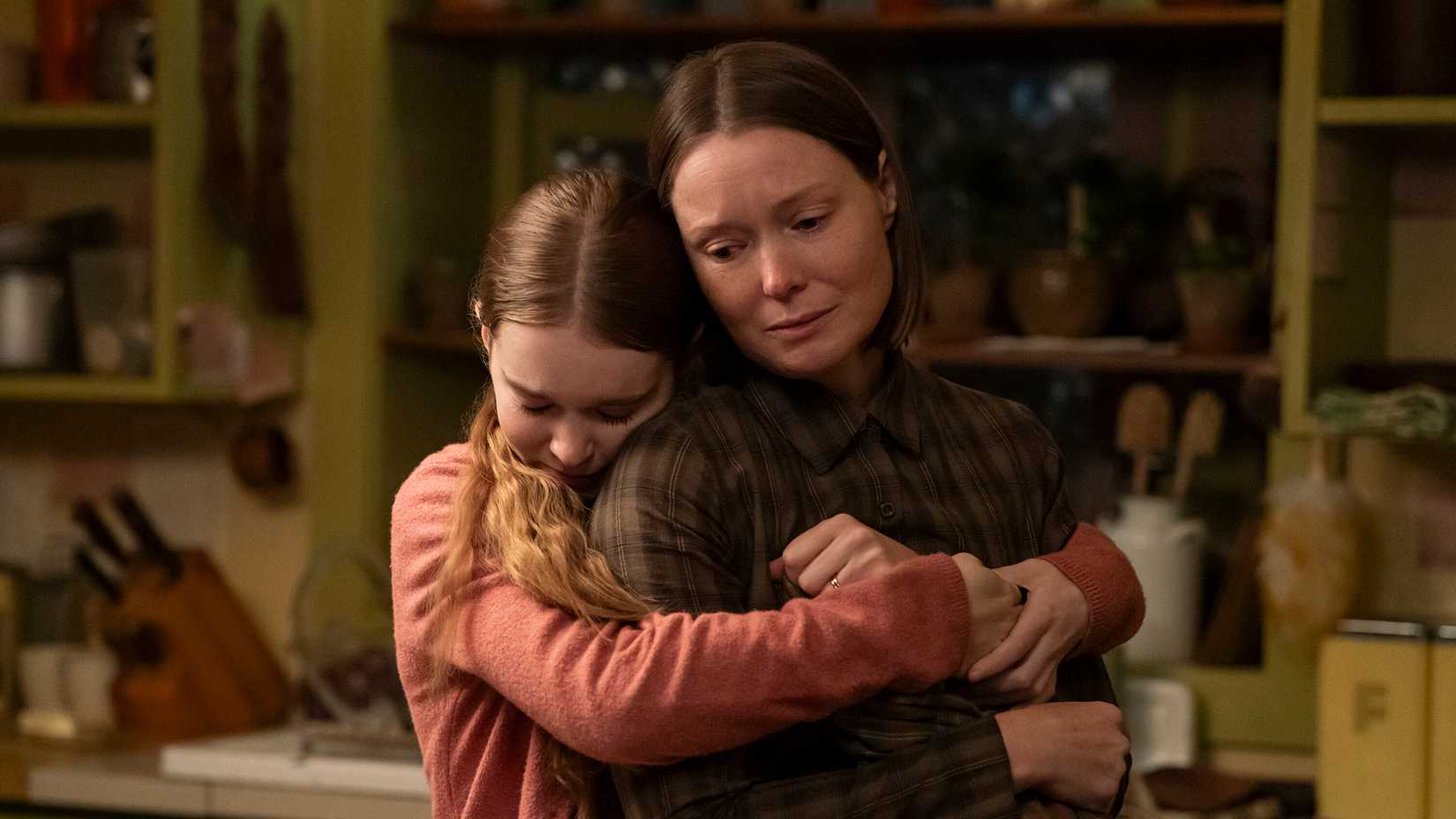 Carrie & Margaret White Hugging