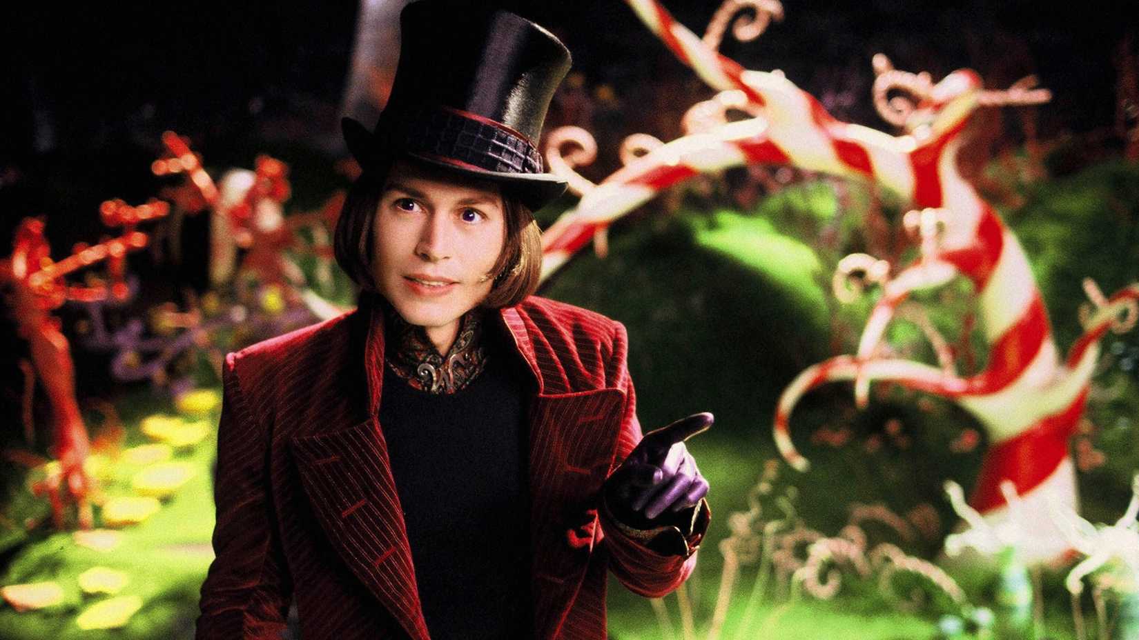 Charlie and the Chocolate Factory's Johnny Depp as Willy Wonka