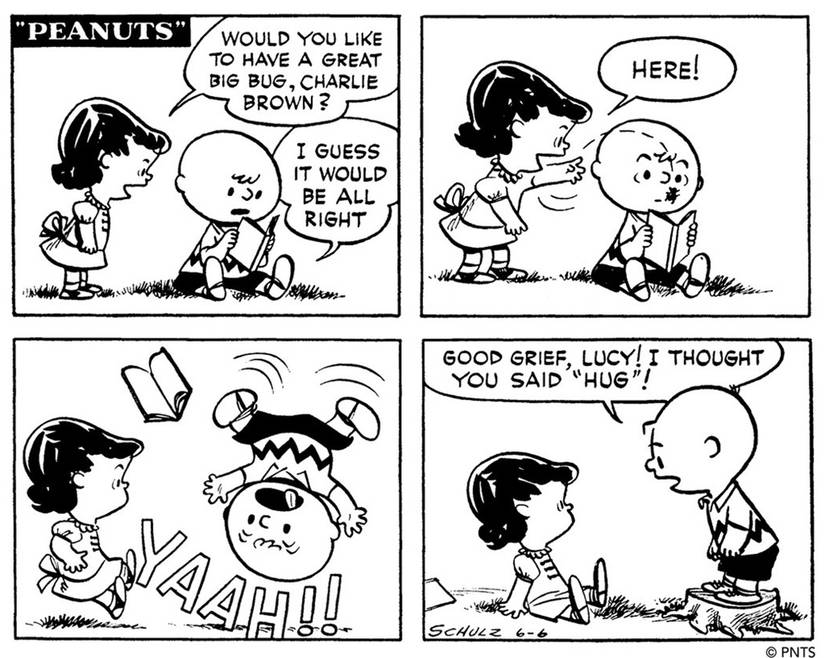 Charlie Brown first time saying Good grief!
