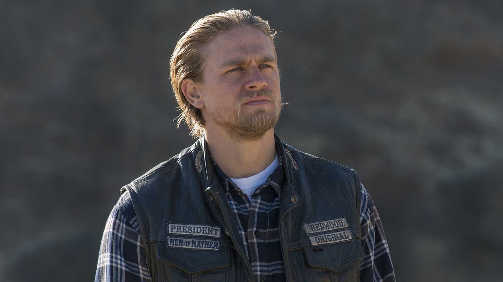 Charlie Hunnam as Jax Teller in a still from Sons of Anarchy season 7