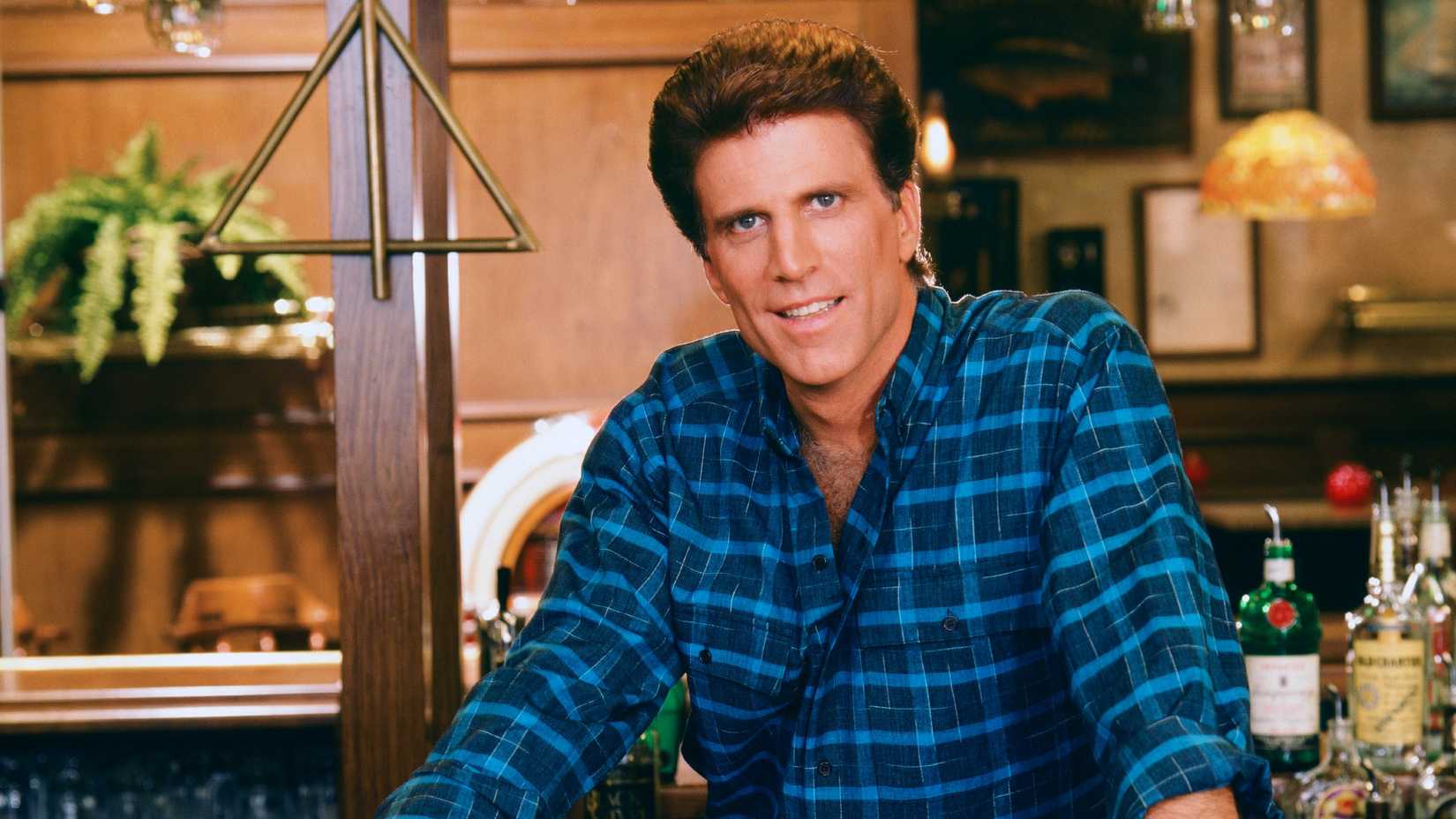 Promotional still of Ted Danson as Sam Malone in Cheers.