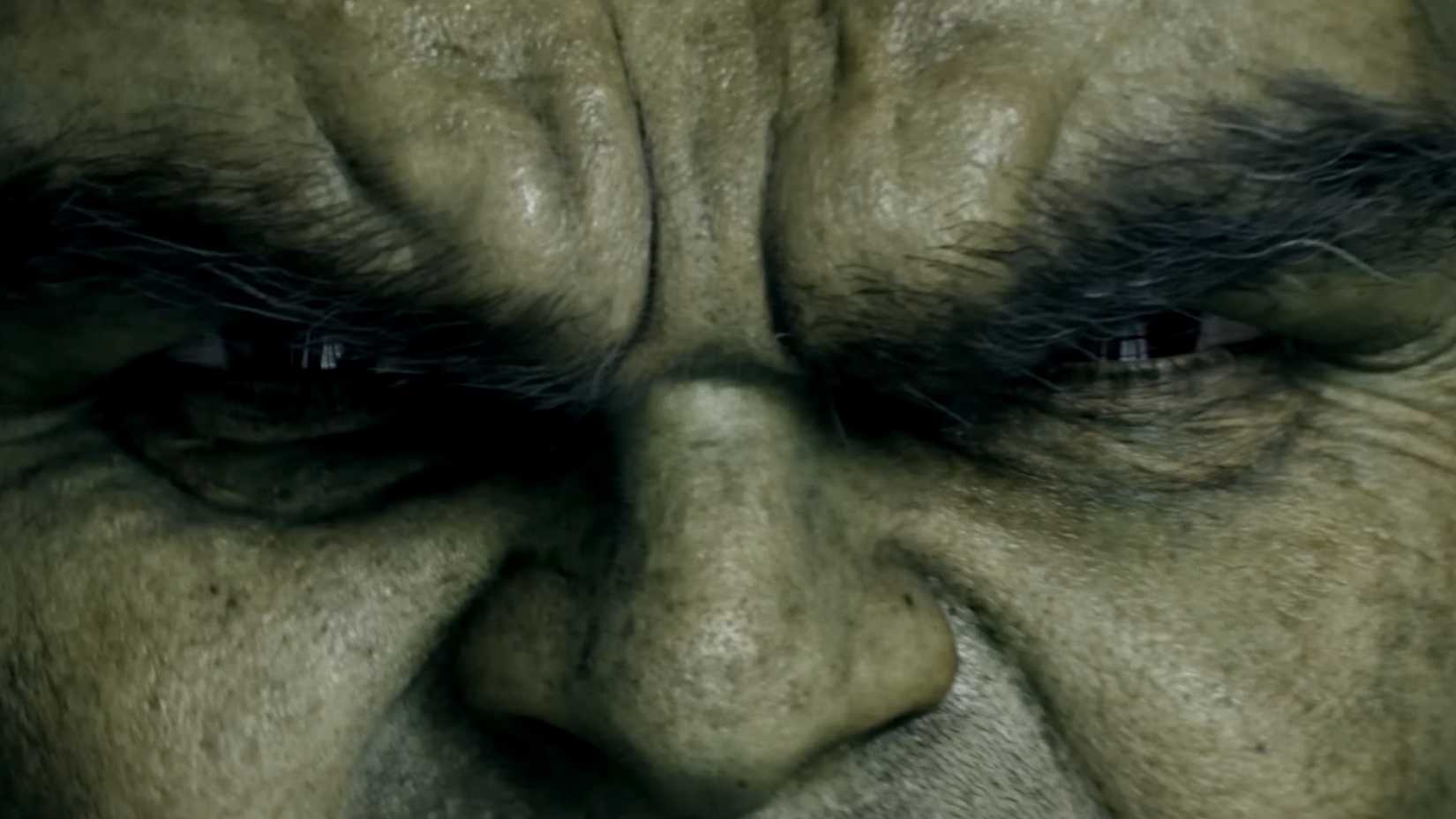 Close-up of Hulk in Spider-Man Brand New Day