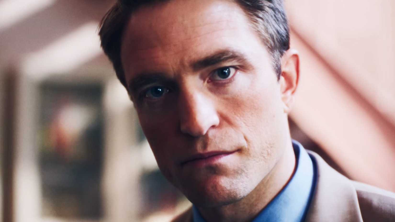 Close up of Robert Pattinson's face in Primetime