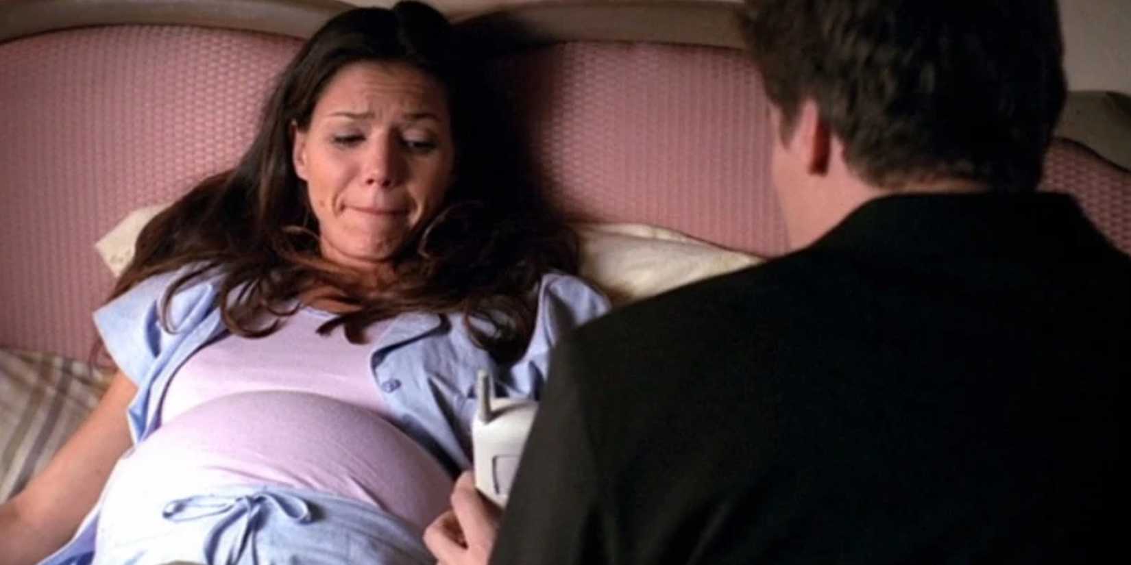 Cordelia pregnant in the Angel episode Expecting
