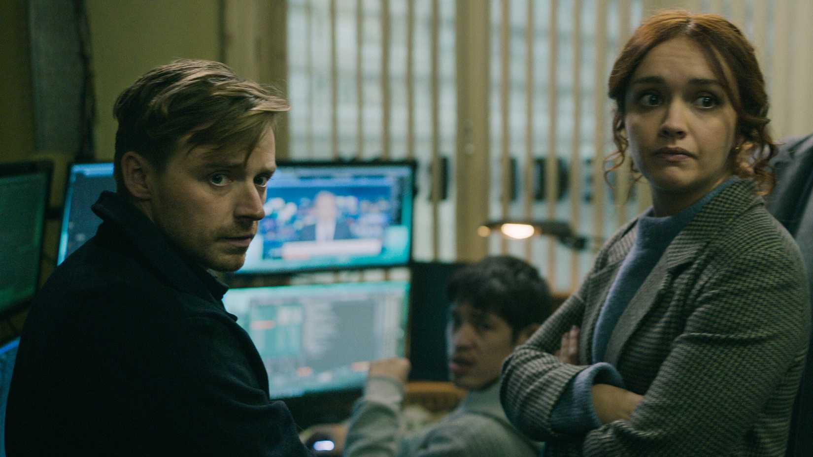 Core cast of Slow Horses in pilot episode, Jack Lowden, Olivia Cooke