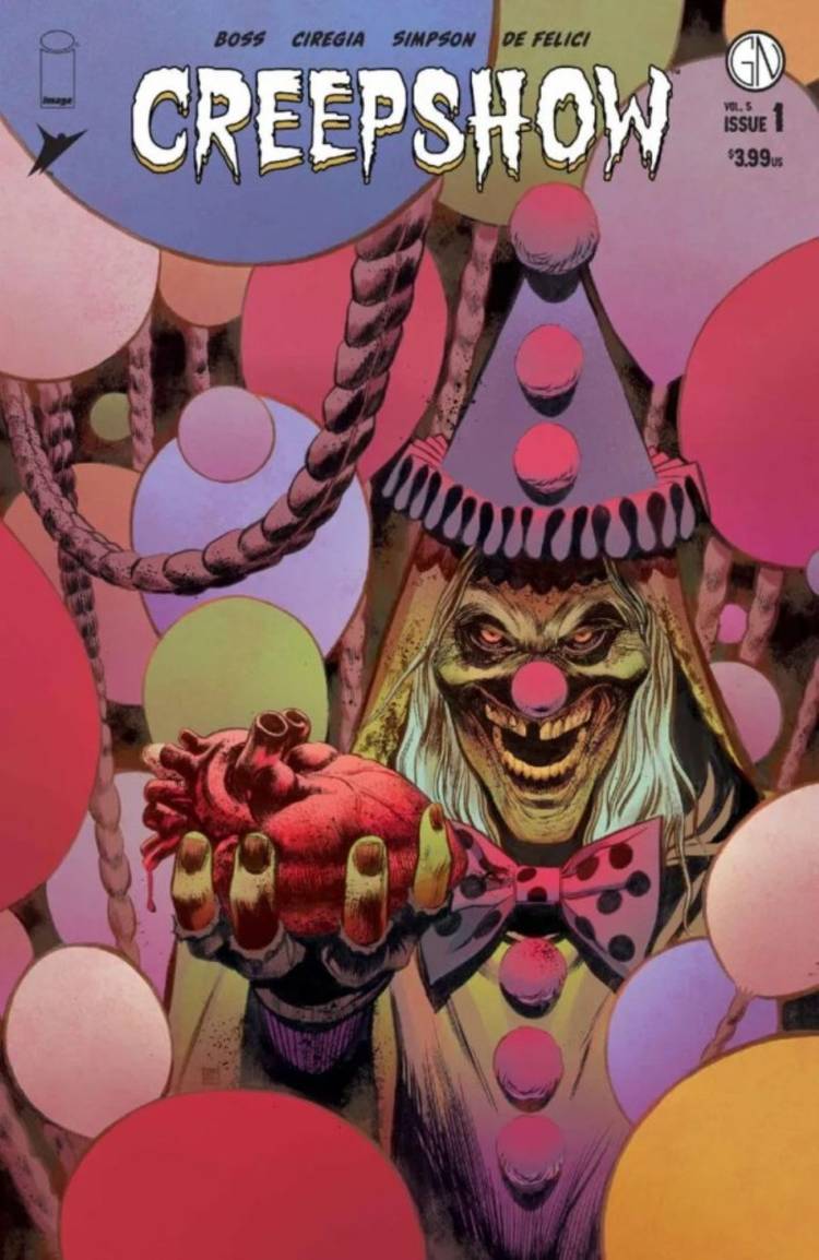 Creepshow #1 clown variant cover