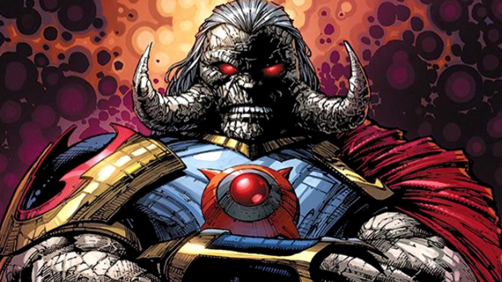 Darkseid crosses his arms in Dark Nights Death Metal #4 cover