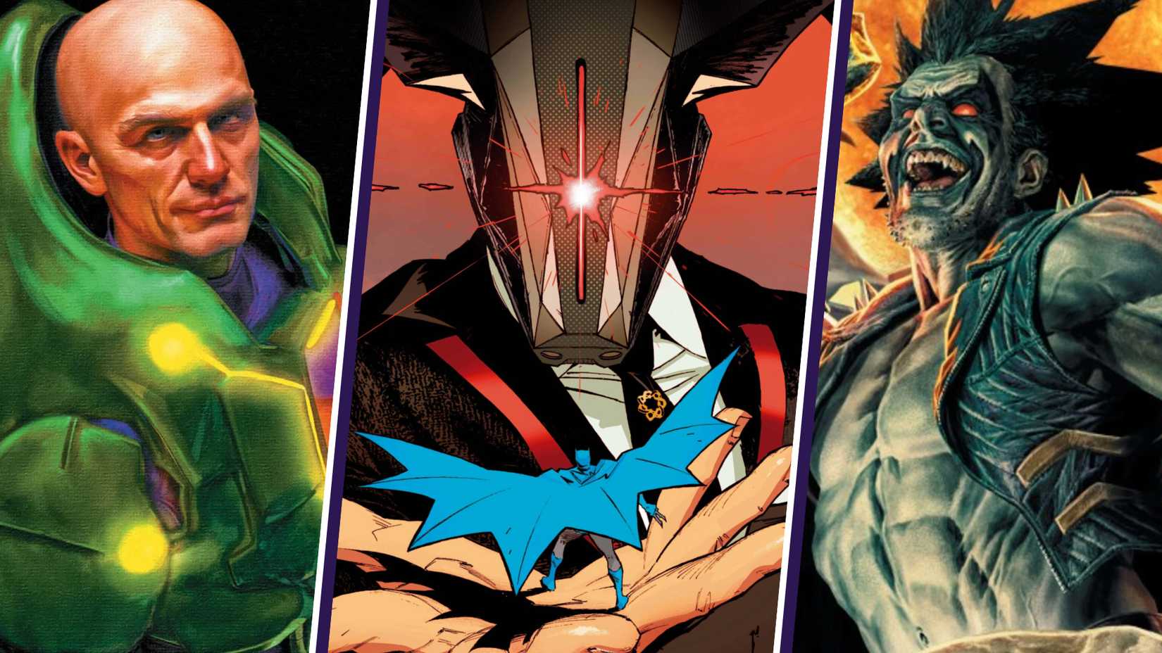 dc villains lex luthor, minotaur and lobo