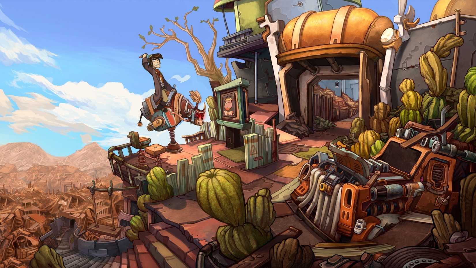 Deponia Cliffside