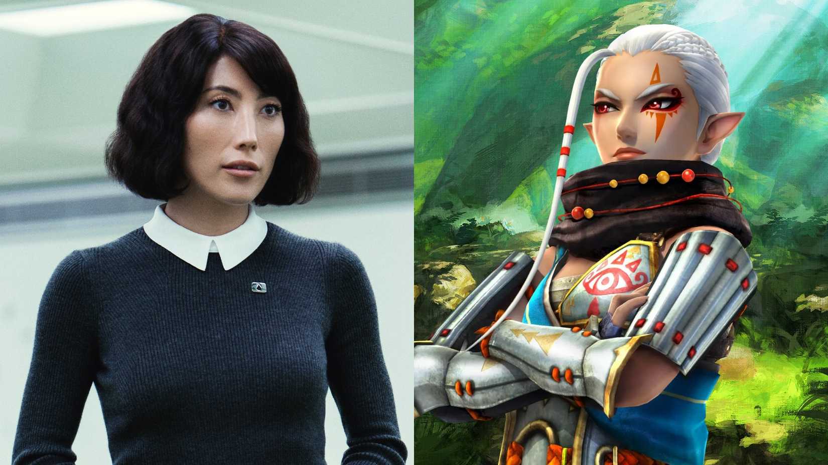 Dichen Lachman and Impa The Legend of Zelda comparison