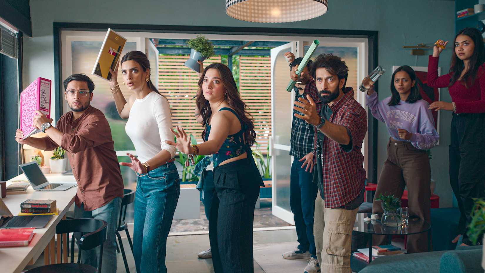 Do You Wanna Partner's Tamannaah Bhatia and Diana Penty along with the rest of the ensemble cast.