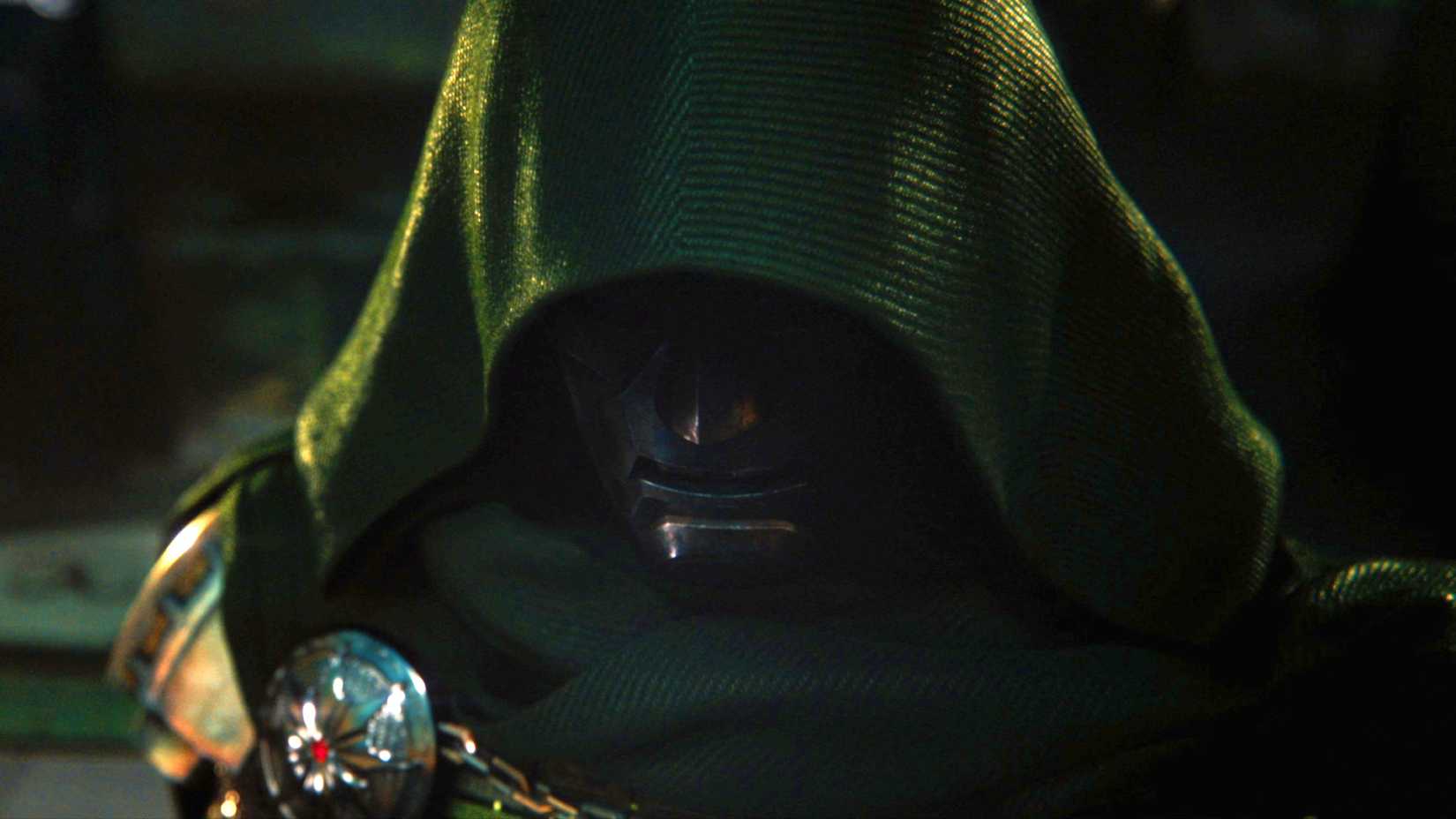 Doctor Doom with his head down in Avengers: Doomsday