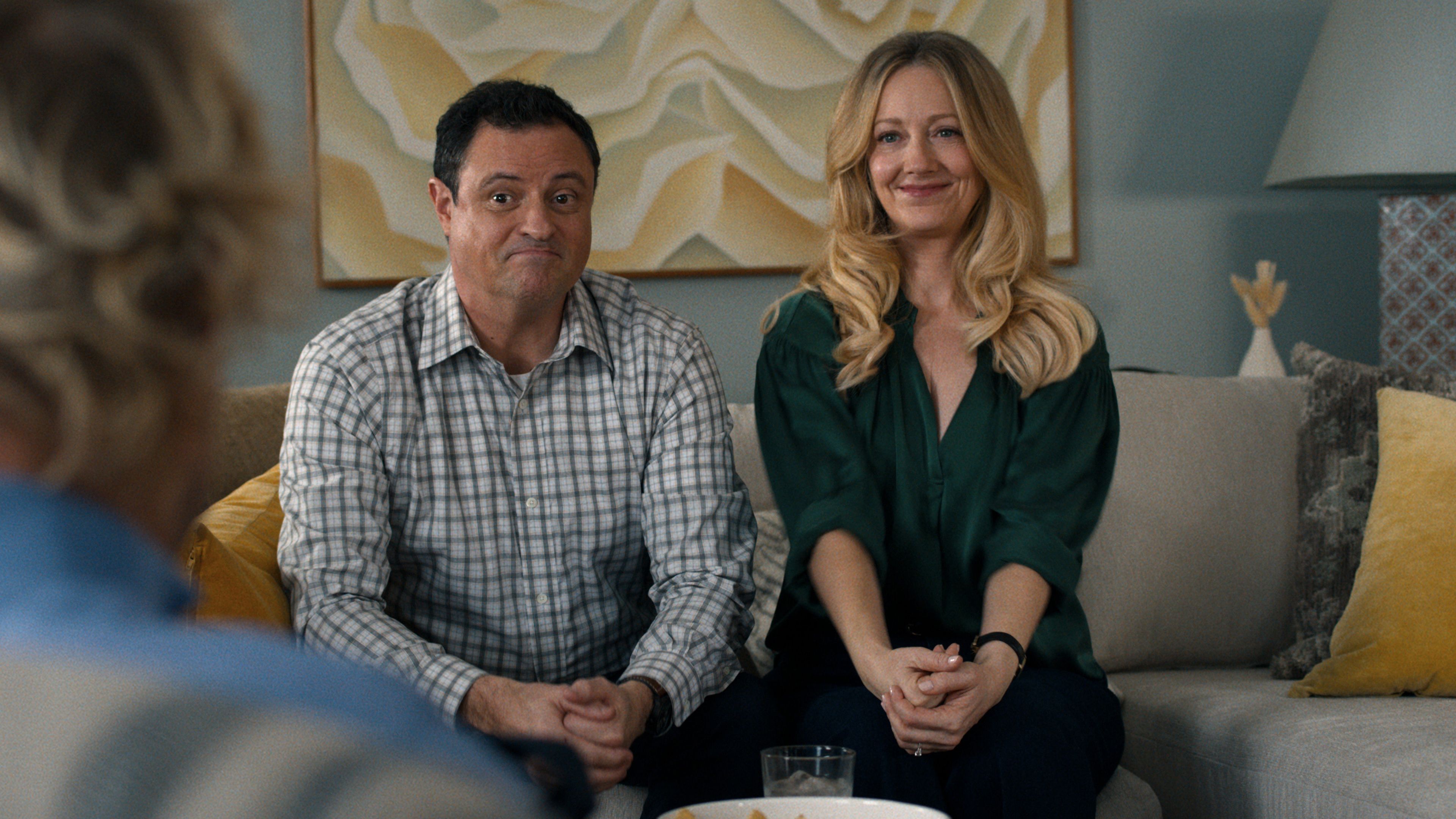 donavan-stinson-and-judy-greer-in-stick-season-2 Timothy Olyphant's Hit 10-Part Apple TV Series Keeps Getting Better Ahead Of 2026 Return