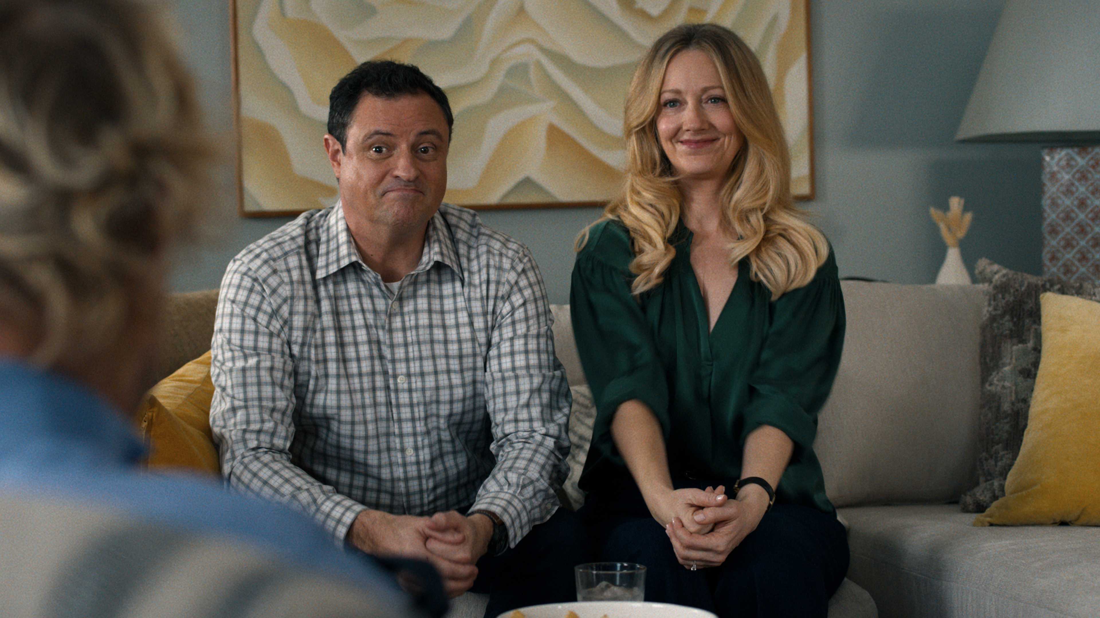 donavan-stinson-and-judy-greer-in-stick-season-2 Timothy Olyphant's Hit 10-Part Apple TV Series Keeps Getting Better Ahead Of 2026 Return