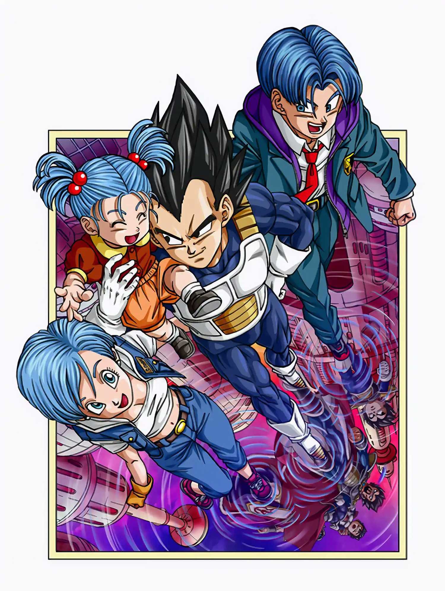 Dragon Ball Super Volume 19 Alternate Illustration Featuring Vegeta's Family