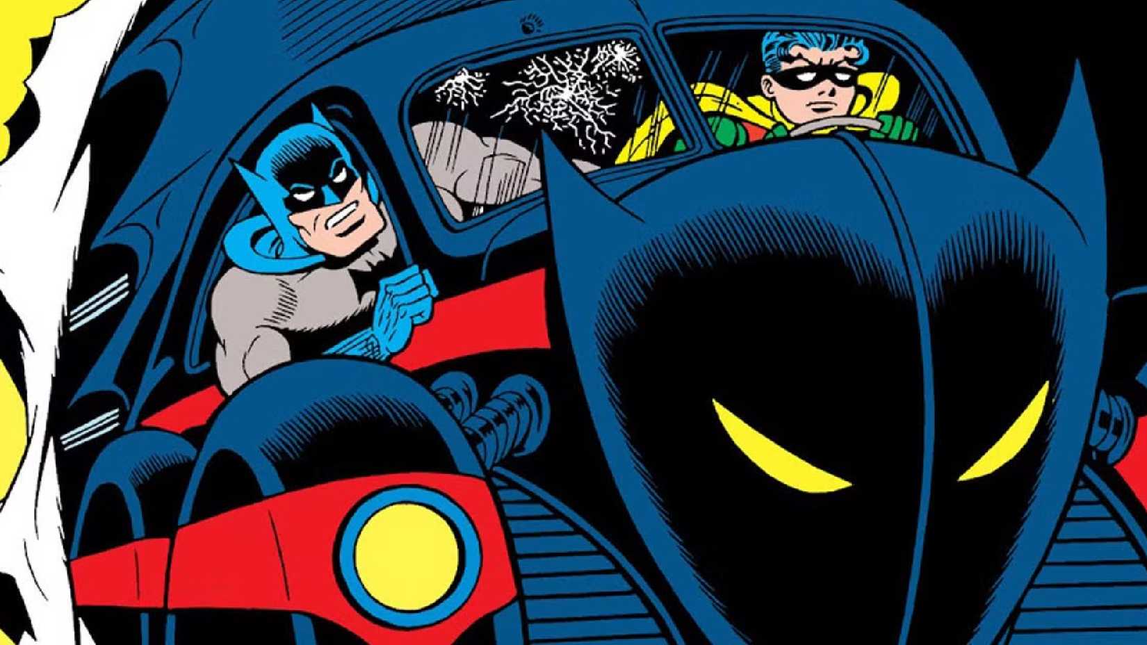 early depiction of batman's batmobile
