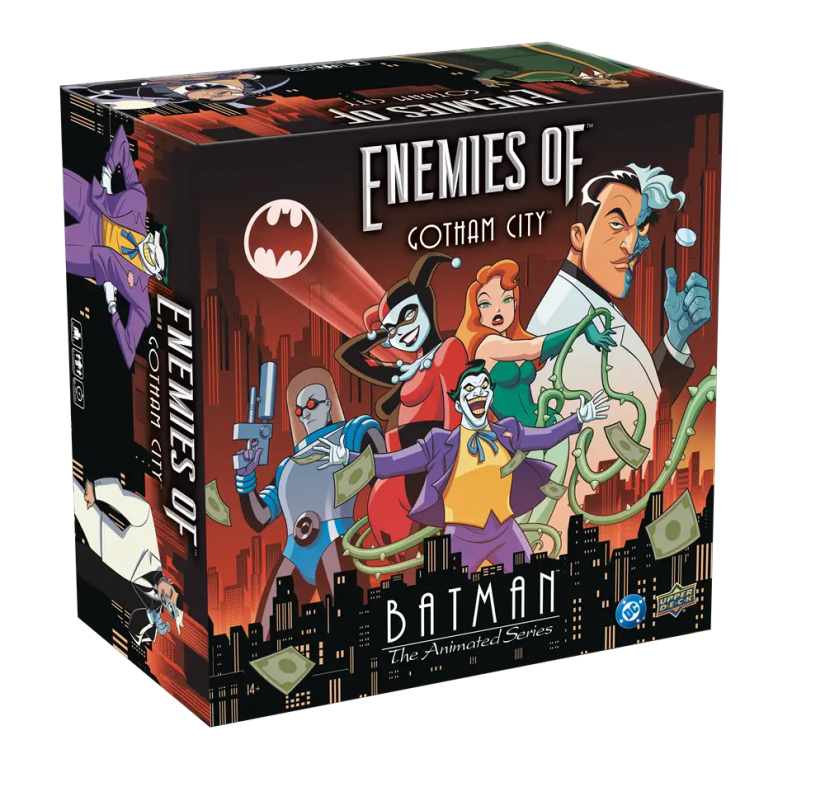 Image shows the Enemies of Gotham board game