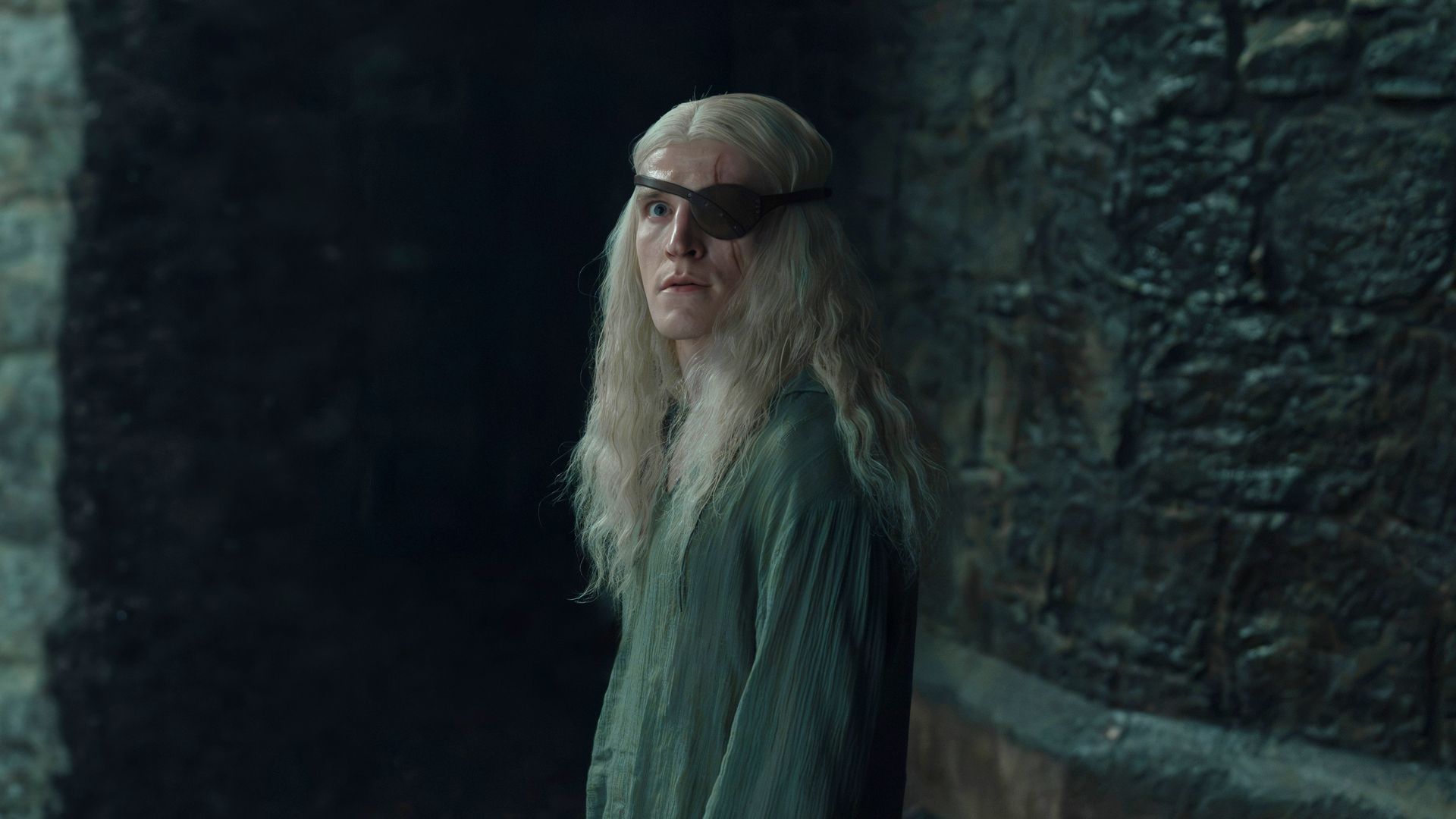 Ewan Mitchell as Aemond Targaryen in House of the Dragon season 3 episode 7