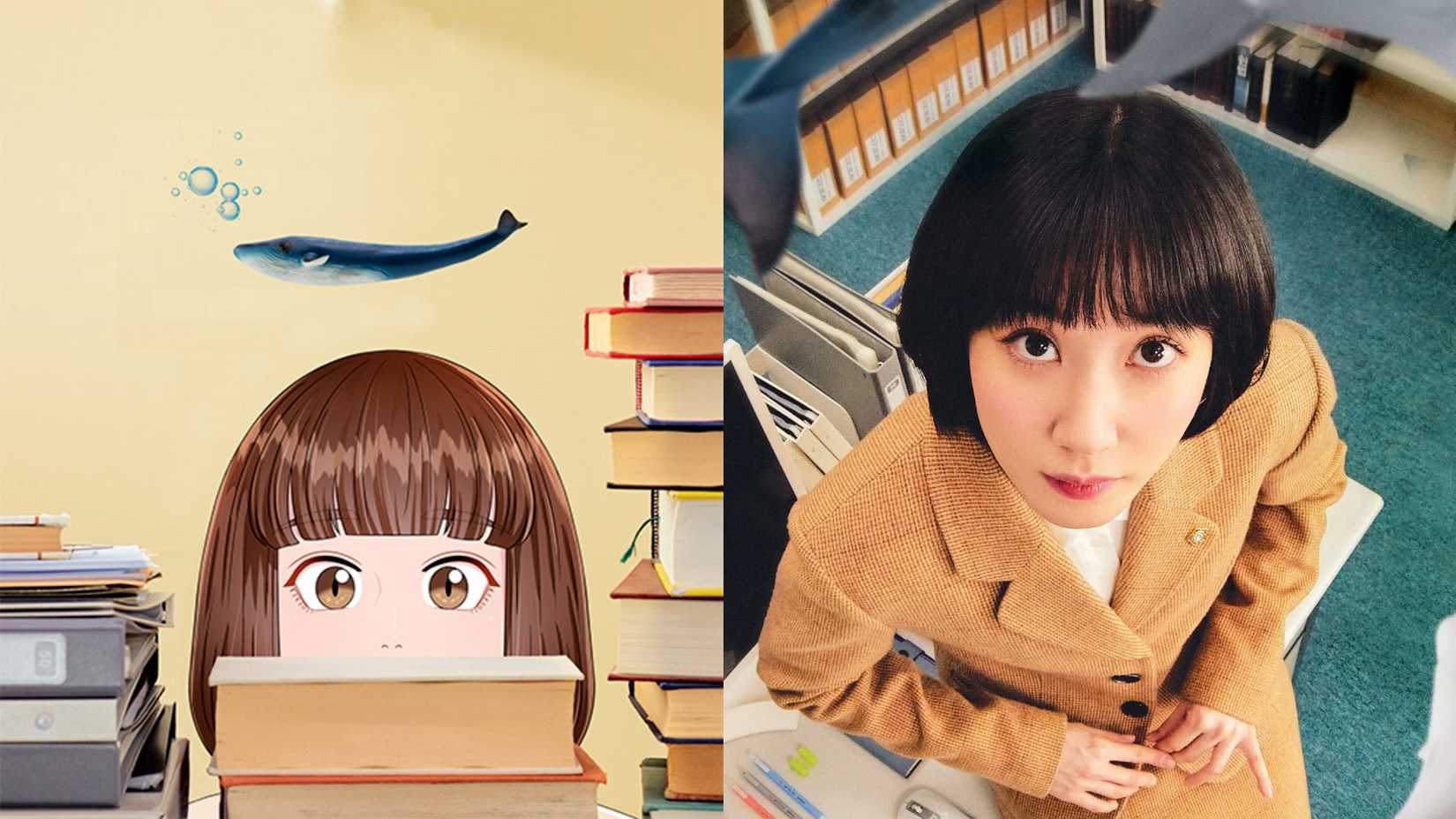 Extraordinary Attorney Woo k-drama and webtoon posters