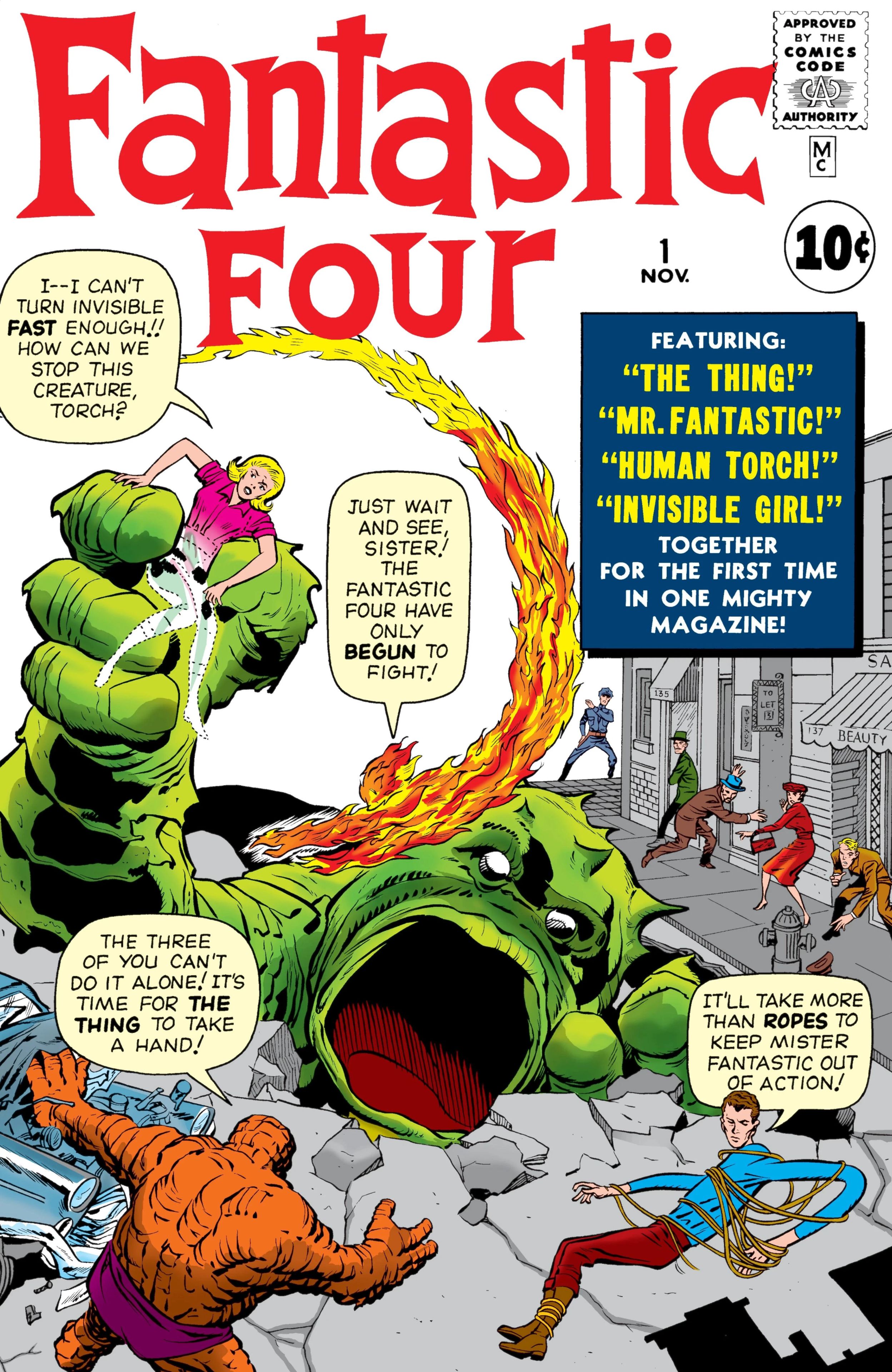 fantastic four first cover untransformed