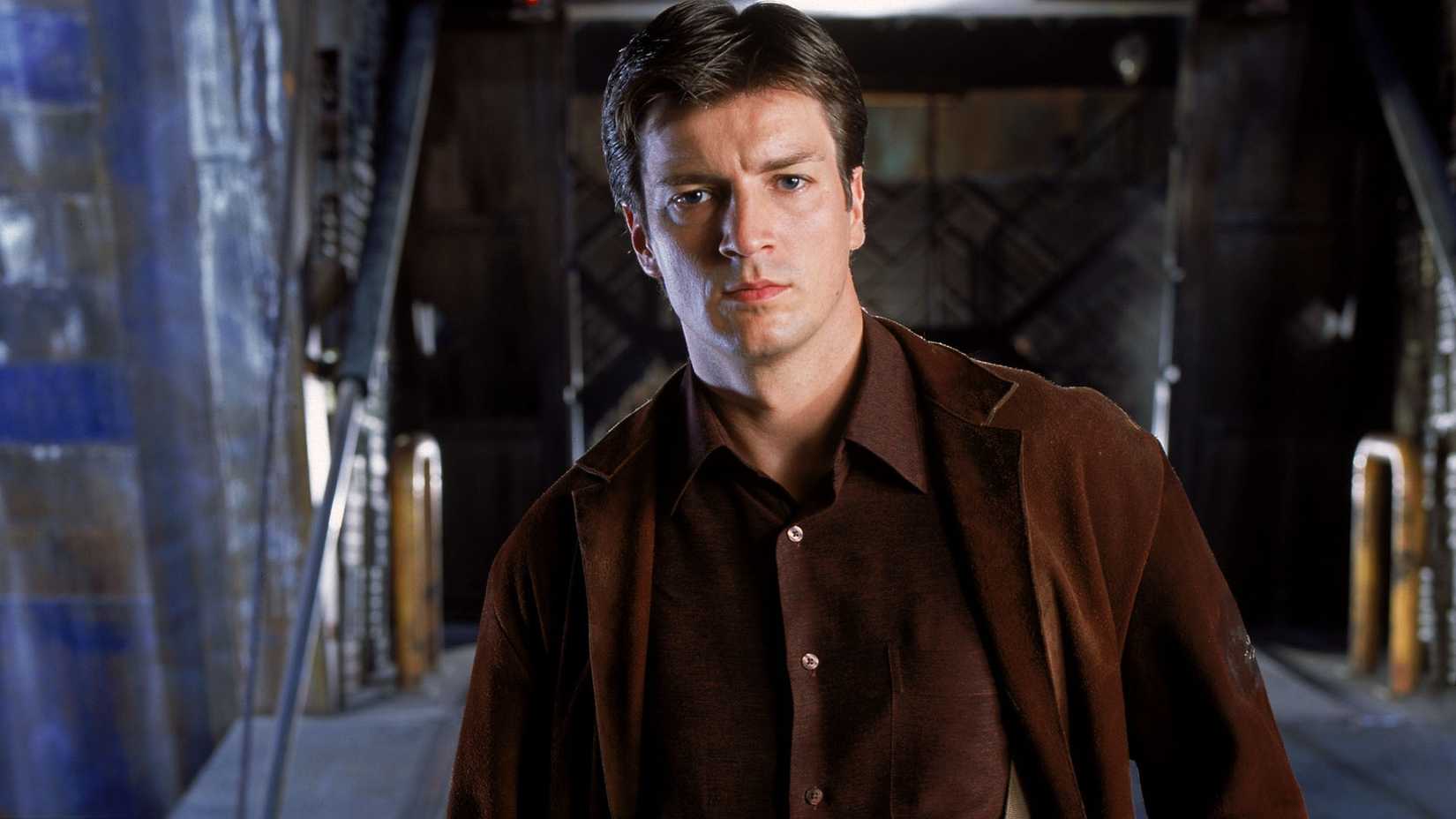 Nathan Fillion as Mal Reynolds in Firefly