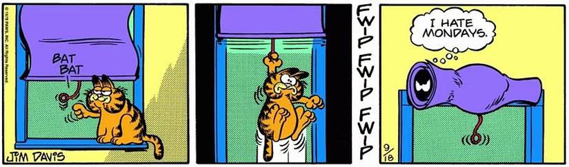 First I Hate Mondays Garfield