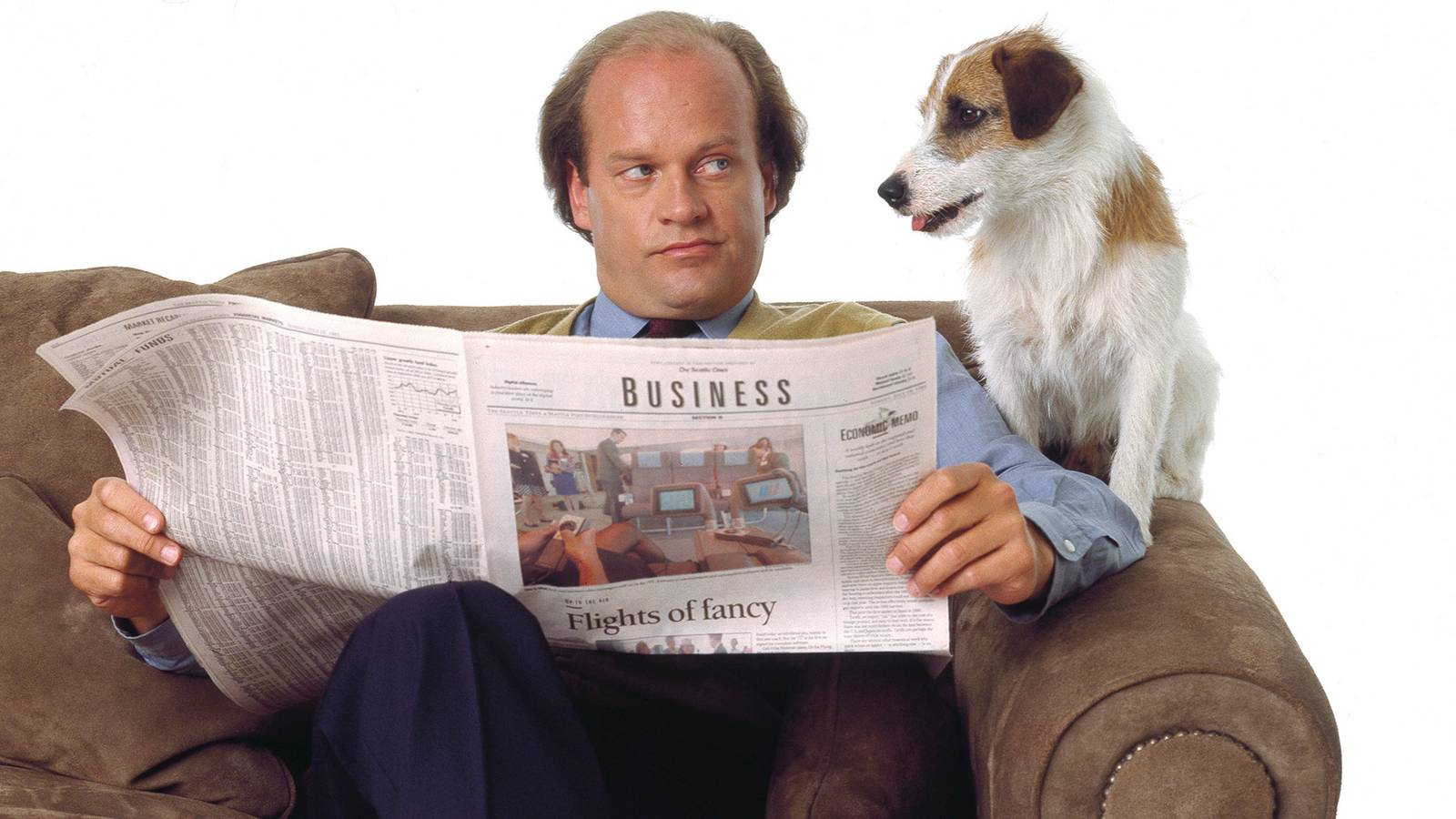 Still of Kelsey Grammer as Frasier Crane from Frasier.