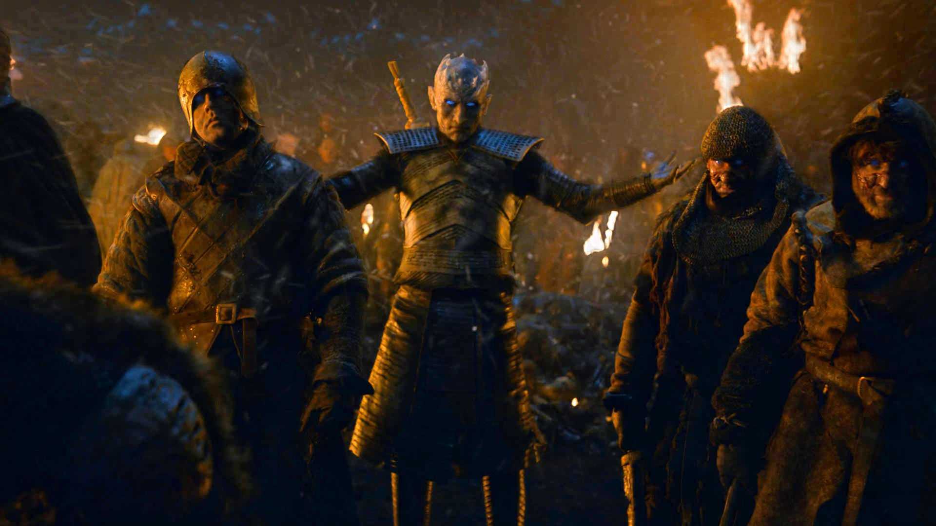 Game of Thrones Night King in the dark on the Long NIght