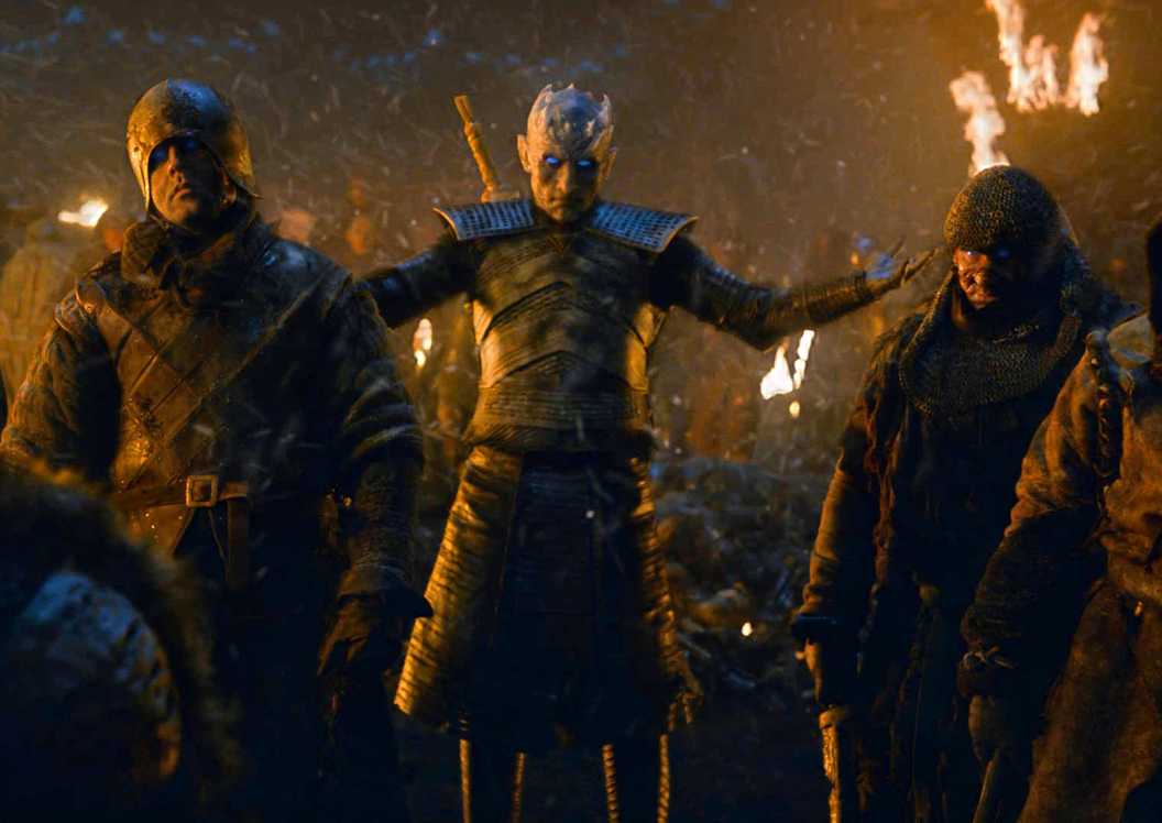 Game of Thrones Night King in the dark on the Long NIght