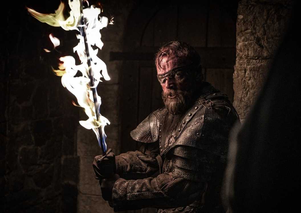 Game of Thrones Richard Dormer Lord of Light sword