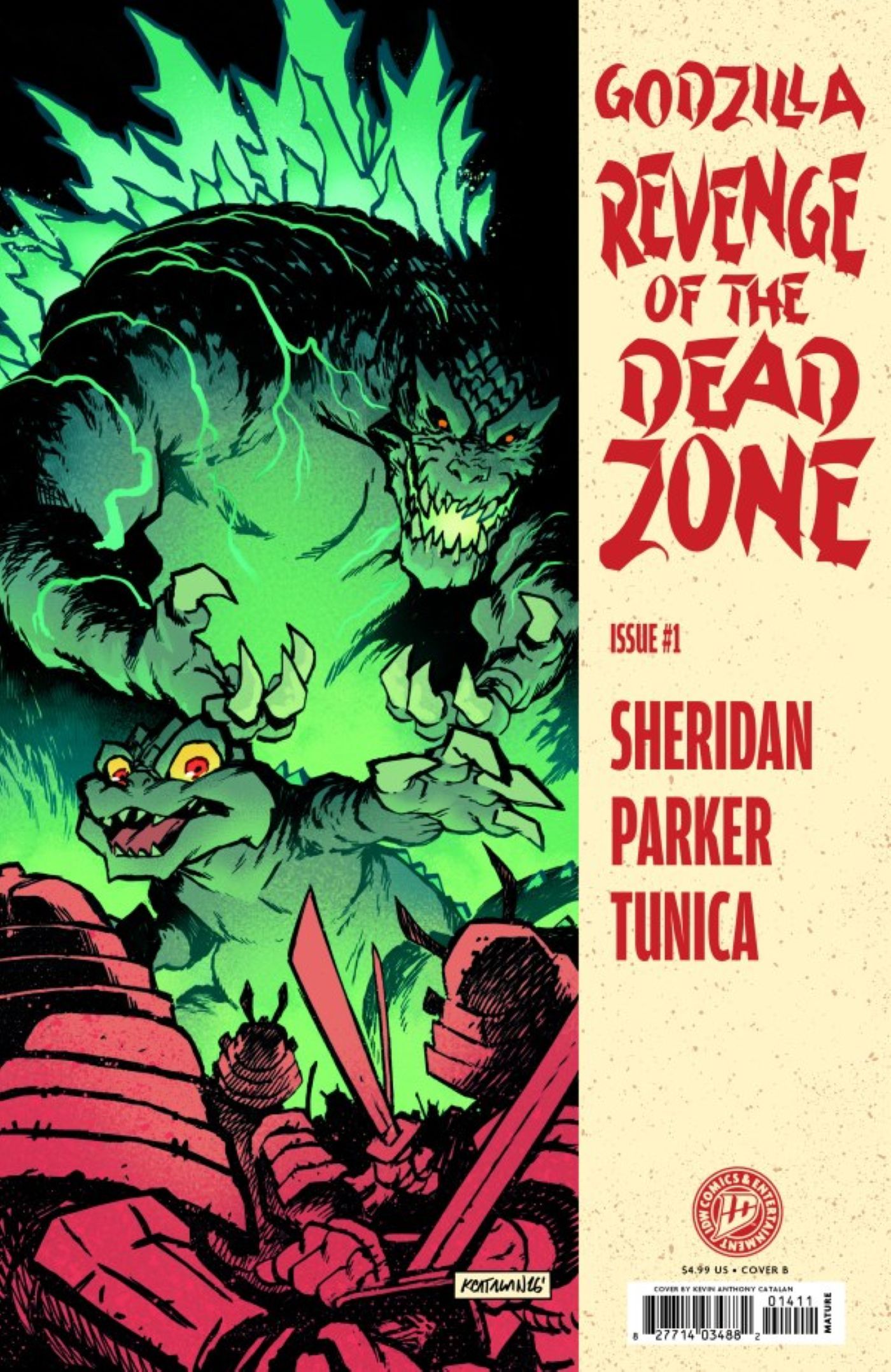 Godzilla Revenge of the Deadzone #1 cover 1