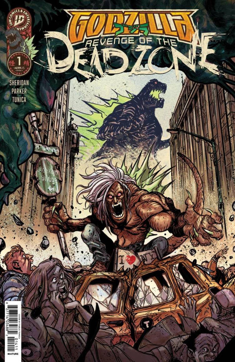 Godzilla Revenge of the Deadzone #1 main cover