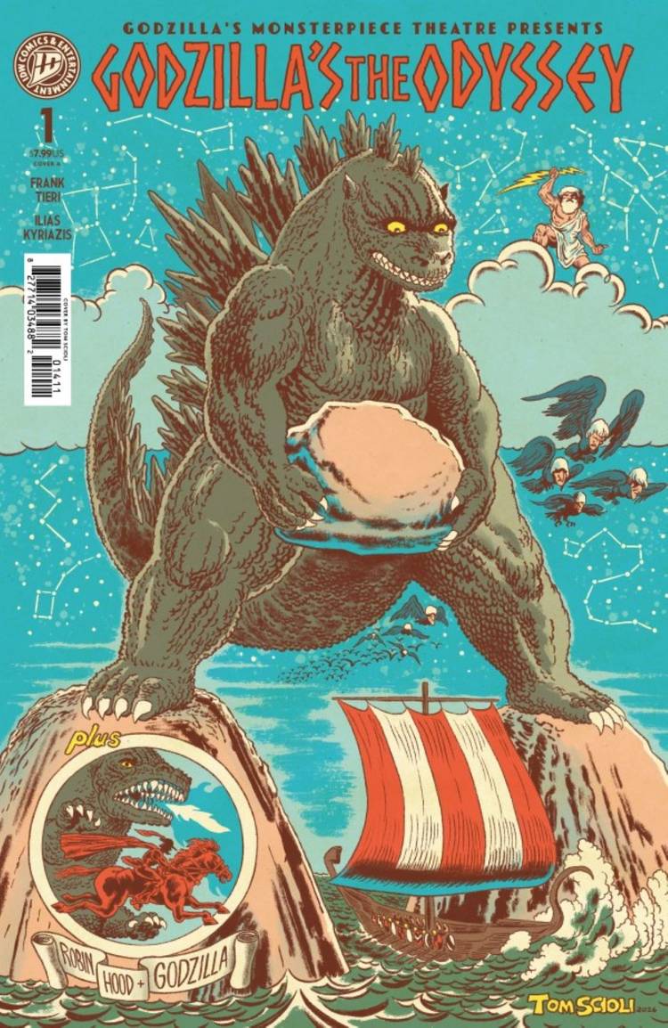 Godzilla's The Odyssey #1 main cover