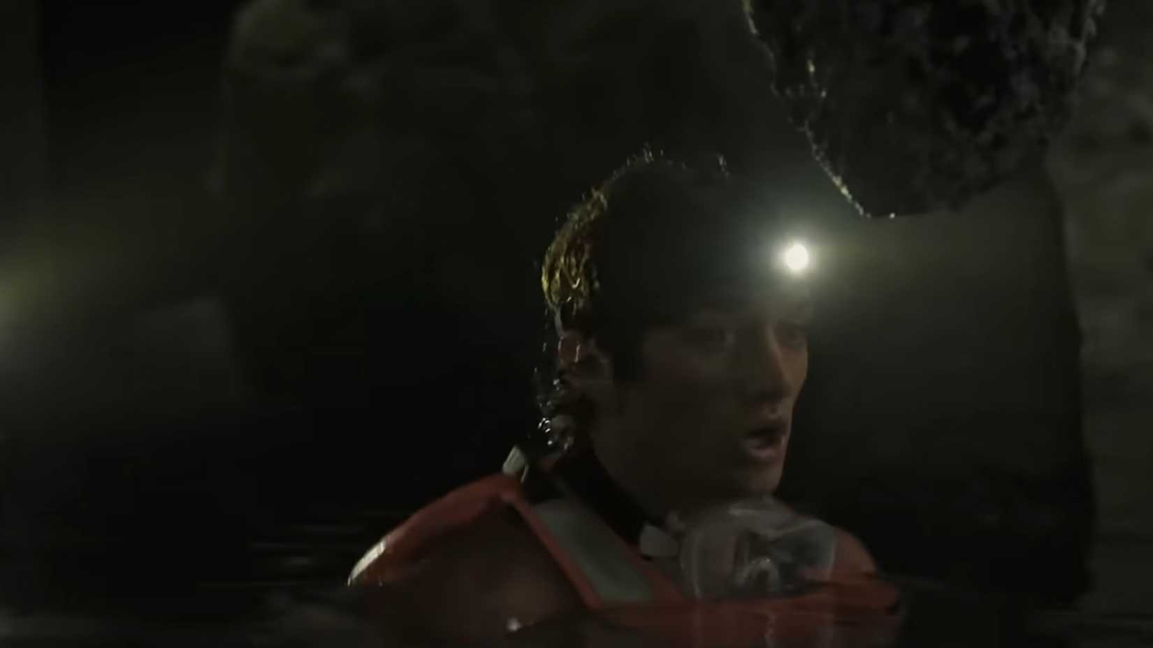 Greg (Gavin Casalegno) moments before a shark attack in The Devil's Mouth