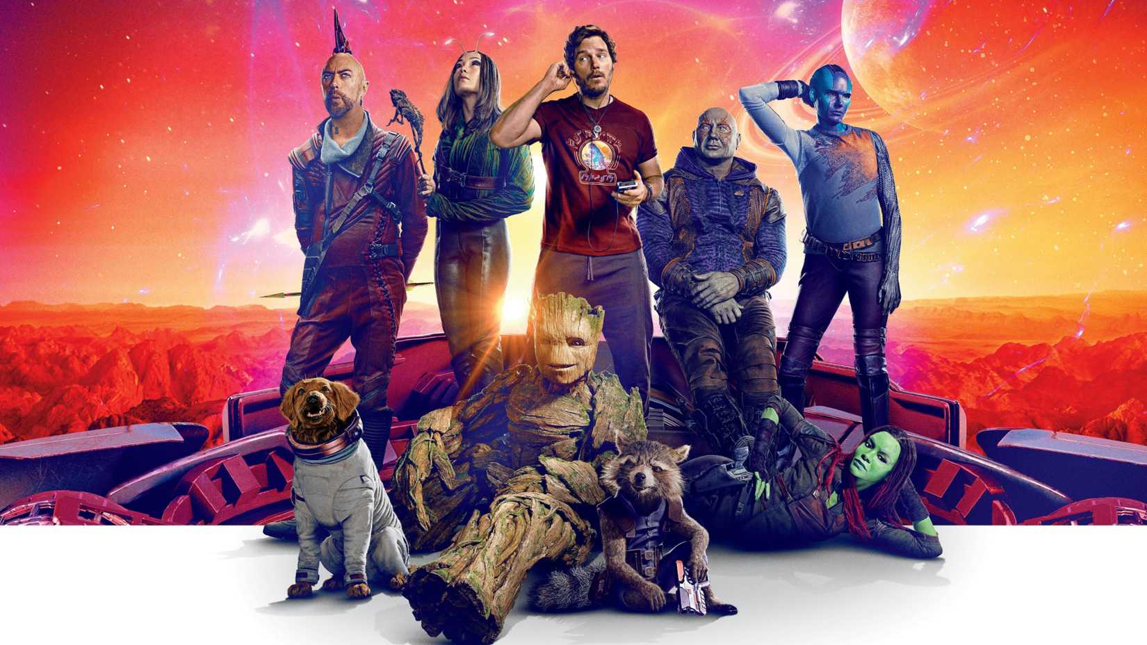 Guardians of the Galaxy vol 3 team poster