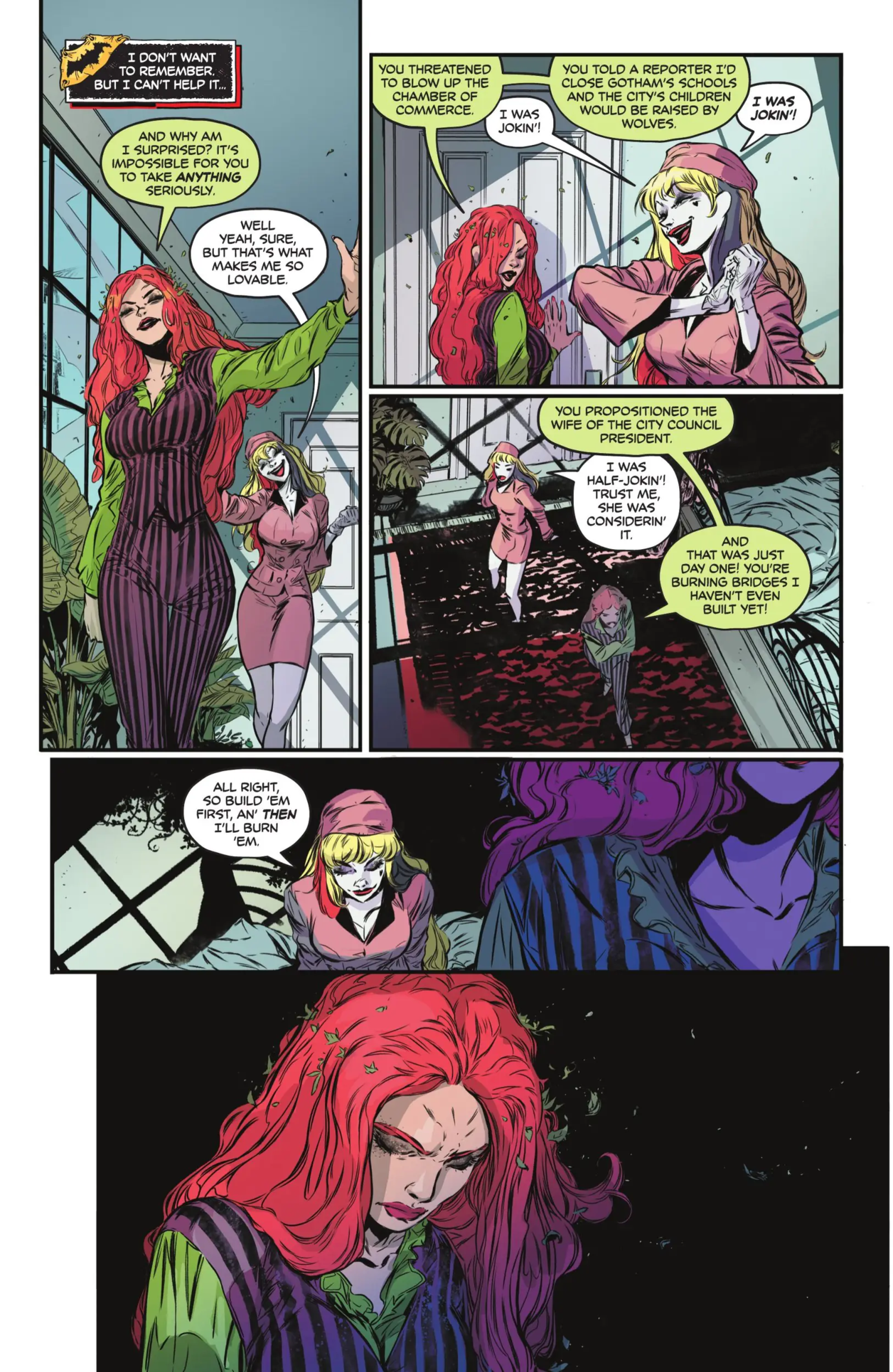 harley quinn 63 poison ivy breakup