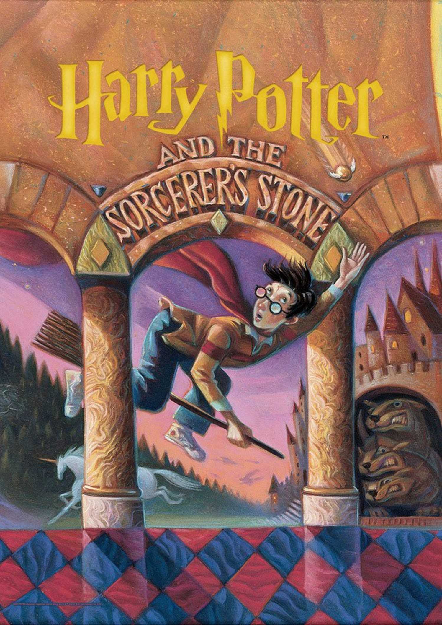 Harry Potter and the Sorcerer's Stone book cover