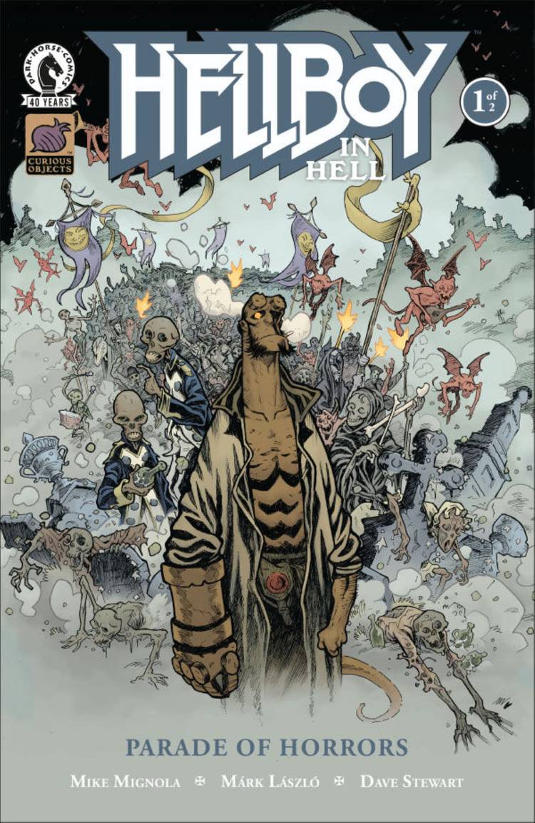 Hellboy in Hell Parade of horrors #1 main cover