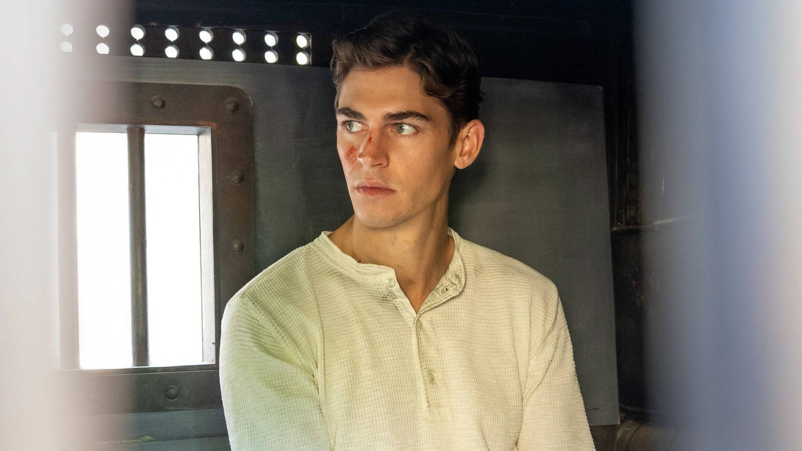 Hero Fiennes Tiffin as Sherlock Holmes in Young Sherlock 