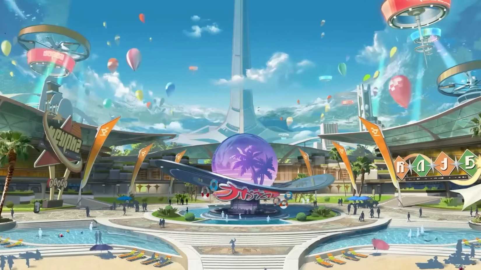 A view of Astropolis from Honkai Star Rail.