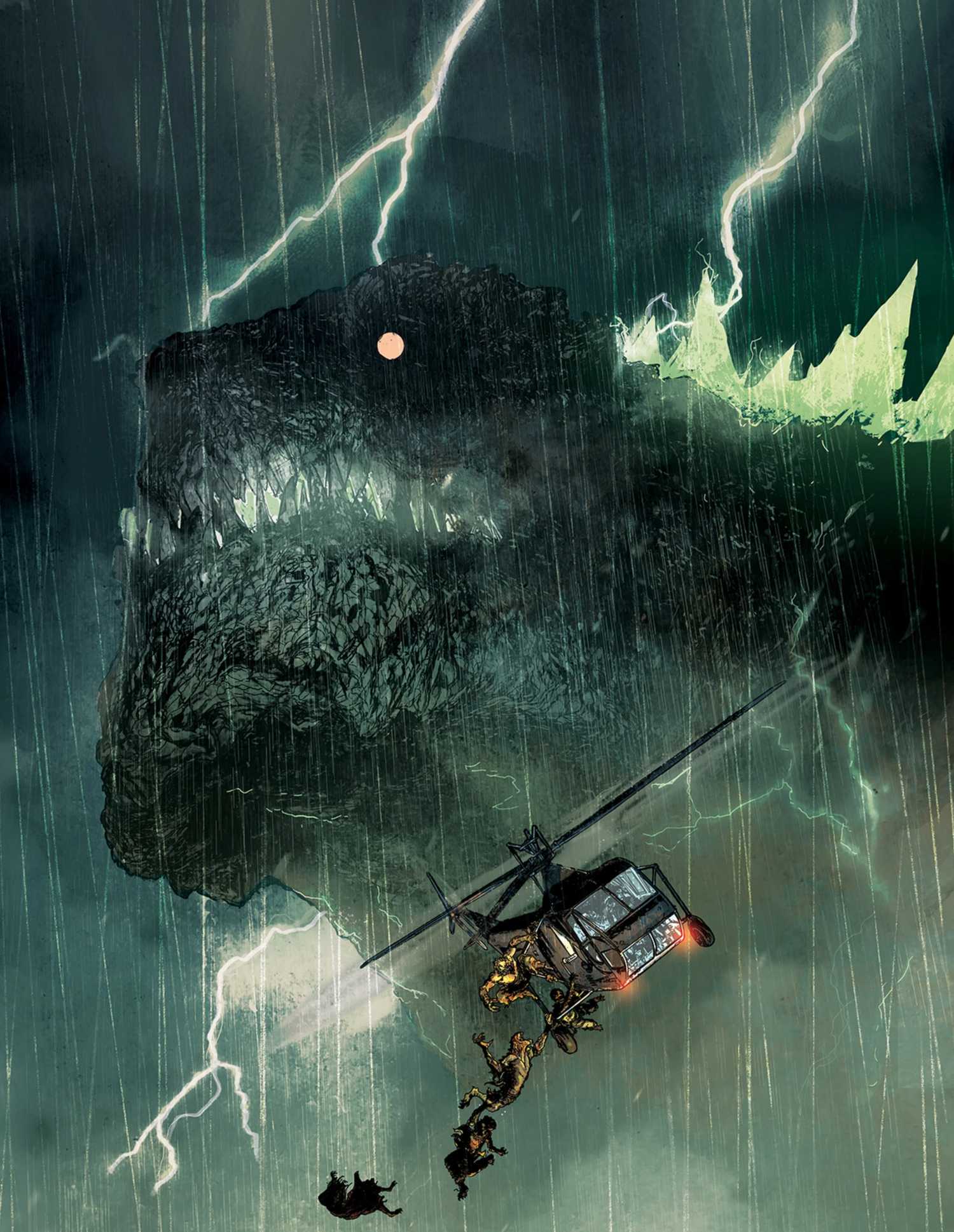 horror of godzilla 2 cover showing the monster's design and enlarged jaw