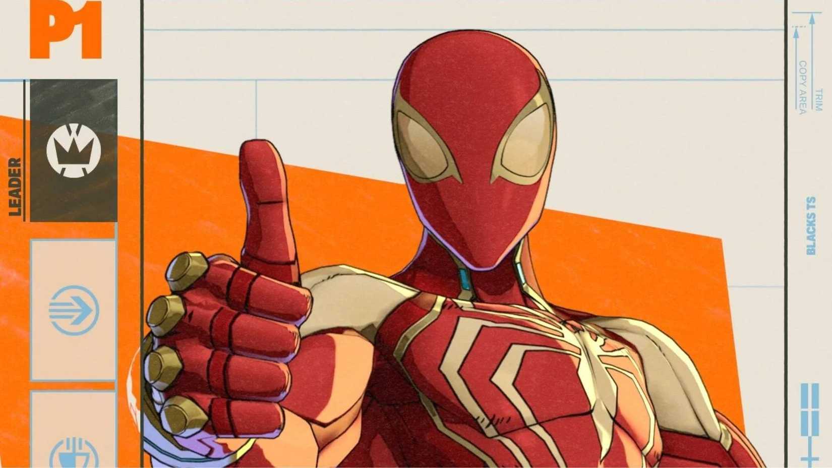 Marvel Tokon Fighting Souls Spider-Man Character Color #5 Iron Spider outfit